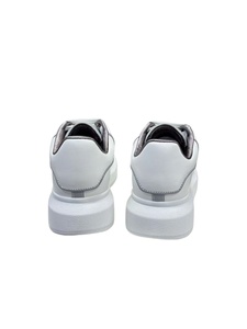 Wholesale simple and fashionable white sneakers with thick rubber soles for heightening, suitable for walking and casual wear. - Product Image 3