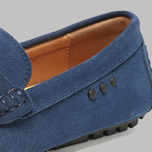 Chaussures décontractées pour hommes, mocassins classiques en daim véritable, chaussures plates à enfiler, chaussures de <span class=keywords><strong>bateau</strong></span> de grande taille - Product Image 4