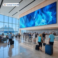Mur vidéo LED Canbest FIW pour affichage d'informations aéroportuaires, hub de transport et écran publicitaire