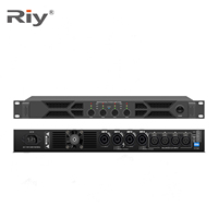 Amplificateur numérique professionnel de scène TD406/TD410 à 4 canaux 1U en métal avec sortie 650/1100W pour utilisation sur scène