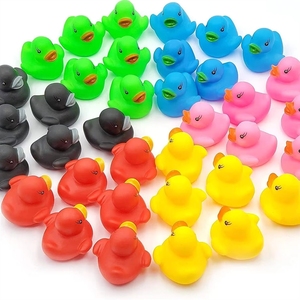 Recrutement de distributeurs – Sans pression sur les stocks – Logo personnalisé – <span class=keywords><strong>Canard</strong></span> de bain flottant en PVC – Mini-<span class=keywords><strong>canard</strong></span> imprimé animal en vinyle – Caoutchouc en vrac qui couine - Product Image 2