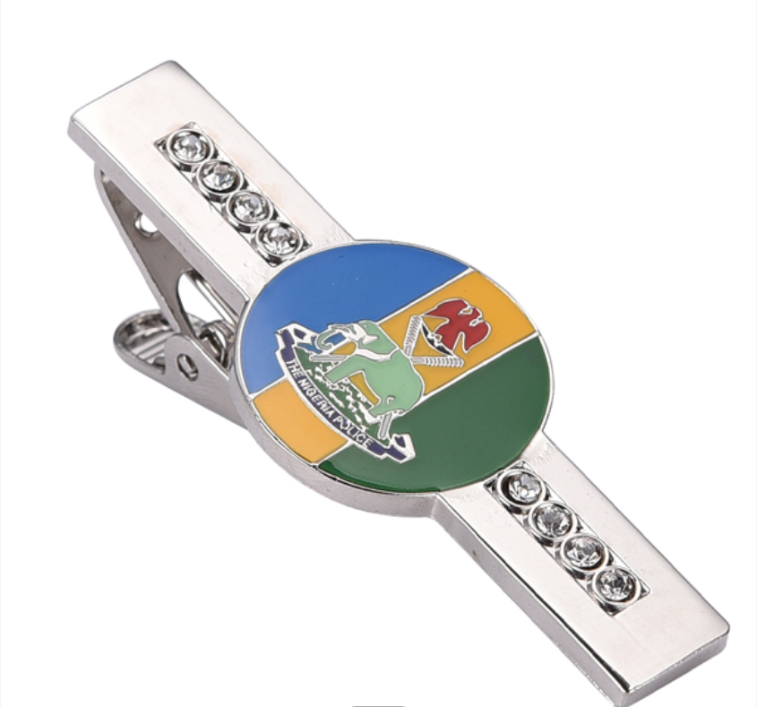 Fashion gold women security titanium luxury tie clips