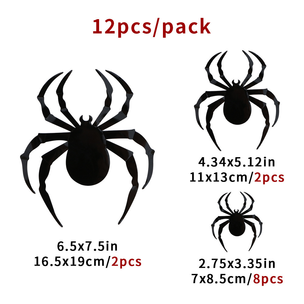 Black Spider- 12pcs