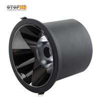 Lampu Sorot LED Ceiling Recessed Wall Washer Downlight Hitam 5w 10w 20w