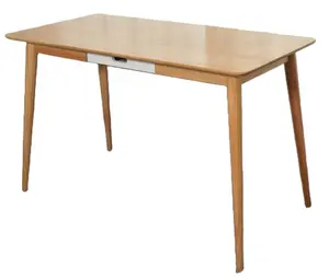 North America wooden office computer table design with drawer