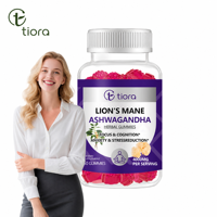 Gummies personnalisées à marque privée aux champignons Lion's Mane, Ashwagandha et supplément nootropique pour le cerveau