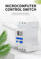 Pemasok Timer Elektronik MOREDAY MDTS-30A Mingguan 24 Jam 220v 230v Saklar Waktu Digital yang Dapat Diprogram Maks 30A Timer DC
