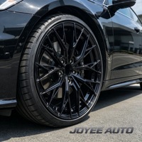 Jantes en alliage forgé sur mesure 19x8.5 Noir brillant à rayons en Y fendus PCD5*120 CB72.56 pour Kia Optima
