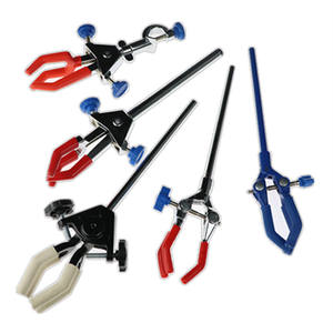 Haju LAB laboratorium tiga jari, penjepit/penjepit labu dapat diatur ganda - Product Image 6