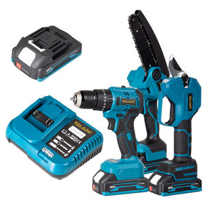 Gute Qualität 21V Blue Elektro werkzeugs ätze Schnur loses Werkzeugset Nützlich zum Holz schneiden - Product Image 4