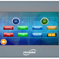 Pantalla Táctil HMI Industrial de 7 Pulgadas, Interfaz Hombre-Máquina, Panel Táctil Capacitivo, Pantalla HD, Compatible con PLC