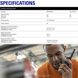 Аккумулятор для рации, ультратонкий литиевый Аккумулятор <span class=keywords><strong>2100</strong></span> мАч для MOTOROLA R2, аксессуары для двусторонней радиосвязи, аккумулятор PMNN4600 - Product Image 2