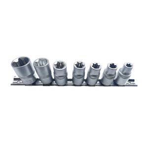 Everforce 1/2 In Socket Set E10 E12 E14 E16 E18 E20 E24 Plum Blossom Automotive Repair Tools - Product Image 4