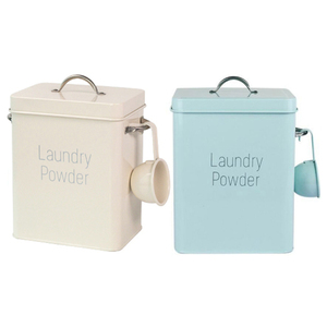 Laundry Boxes with Spoon Storage Cereal Bucket Dispenser Box Kitchen Food Rice Container Washing Powder Bucket