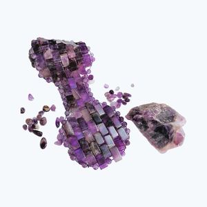 Máscaras de SPA de Compresas de Hielo para Masaje Ocular con Amatista 100% Natural para la Fatiga Ocular - Product Image 4