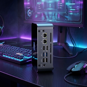มินิพีซีเกมมิ่ง Core I9 13900HK คอมพิวเตอร์ตั้งโต๊ะประสิทธิภาพสูง รองรับ DDR5 64GB WiFi 6E จอแสดงผล 4K สามจอ เซิร์ฟเวอร์ ZKS600 I9 13 - Product Image 5
