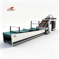 Laminateur semi-automatique mécanique Oray pour carton ondulé, vitesse de levage élevée 0-120 mm/s, réglage progressif en ligne