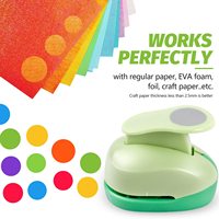 Perforatrice circulaire 9-75 mm pour papier, perforatrice manuelle pour cartes DIY, perforatrice circulaire pour papier