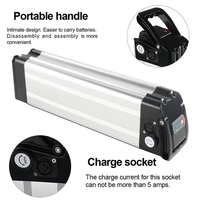 Meilleur prix 48V 36V 10.4Ah 13Ah 15.6Ah 20.8Ah 25.6Ah batterie de vélo électrique au lithium-ion batteries de poisson argenté pour vélo électrique
