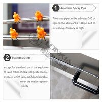 Rouleau brosse multifonction pour légumes industriels Équipement de lavage électrique Laveuse de manioc et de gingembre Machine à éplucher les pommes de terre