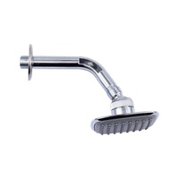 Ensemble de douche de bain à tête unique en plastique ABS carré de 4 pouces avec boîte emballée Accessoires de robinet de salle de bain