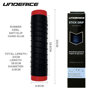 Poignée de remplacement avancée pour le hockey sur glace, avec bouton de réglage, compatible avec toutes les manches de bâton pour un contrôle supérieur et une texture adhérente. - Product Image 3
