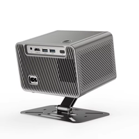 Projecteur de plafond Yinzam M10 Plus, mini projecteur LCD portable, Android TV 720P 3D WiFi 6 MAX 8K, mise au point automatique, correction de la distorsion trapézoïdale, vidéo intelligente