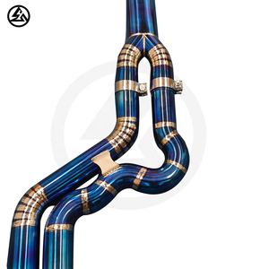 Nuevo Diseño CSZ Valvetronic, Sistema de Escape Catback de Titanio de Igual Longitud para <span class=keywords><strong>BMW</strong></span> X3M F97 X4M F98 S58 3.0T con Resonador - Product Image 6