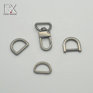 De aleación de zinco metallo cierres gancho de correa de perro clip hebilla Arco Iris hebilla de la correa para perro Correa 15 mm D anillo de gancho para bolsa - Product Image 2