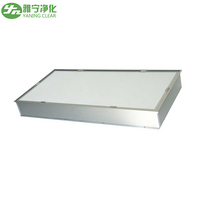 Filtro de aire portátil 0,3 Micron H13 14 HEPA con aluminio de eficiencia 99.99% o marco galvanizado para FFU