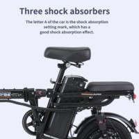 Trottinette électrique pliable avec moteur 500W, six amortisseurs, siège confortable et panier avant