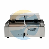 Gaufrier Rectangulaire Professionnel Électrique Antiadhésif Shuangchi 10 Gaufres Belges Machine à Snacks