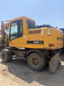 Pelle multifonction sur chenilles originale de la Corée Hyundai 150W-7 Hyundai à haut rendement en bon état en vente - Product Image 6