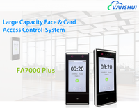 Terminal de Control de Acceso con Huella Dactilar Inalámbrica, Tarjeta RFID ZKT, Registro de Asistencia con TPC/IP, Impermeable IP65, Reconocimiento Facial ZKT FA7000/ID/WIFI