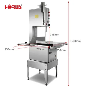 Horus HR-300A Stainless Steel Bone Cutting Machine Used for Home Hotels Food Shops with Engine Core Component