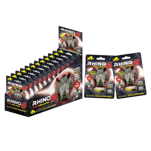 Pillole di rinoceronte pillole per l'ingrandimento del pene pillole per l'aumento sessuale maschile bottiglia a forma di capsula di plastica - Product Image 6