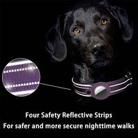 Collier GPS pour animaux de compagnie en nylon durable, réglable, écologique, imperméable, respirant, avec suivi en temps réel pour chiens et chats