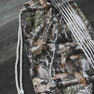 Kunden spezifisches Logo gedruckt Outdoor Jogging Wide Leg <span class=keywords><strong>Pants</strong></span> Herren Übergroße lose bedruckte Streetwear <span class=keywords><strong>Armed</strong></span> Camouflage Herren hose - Product Image 4