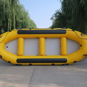 เรือยางคุณภาพสูงสำหรับล่องแก่ง 6 ที่นั่ง พร้อมพื้นเสริมยาง - Product Image 1