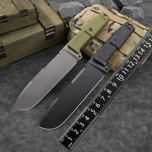 Cuchillo Bowie ER ONTOS II con Hoja Recta No Ajustable, Modelo SS247, para Campismo y Actividades al Aire Libre, Hoja de Acero N690, Mango de Craton, 20cm - Product Image 1