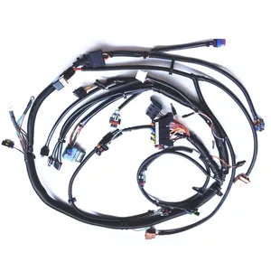 China Manufacturer Motorcycles Cable Wiring Harness Led Headlight H7 H8 H11 Wire Harness Kit For Automobile Motorcycle