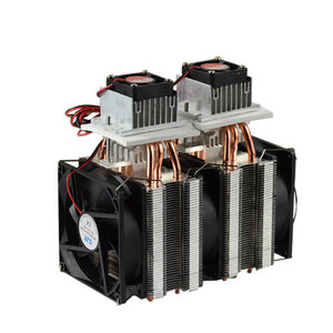 Mini nevera con placa de enfriamiento semiconductora de doble núcleo de 12V, enfriador para la casa de mascotas M567 - Product Image 1