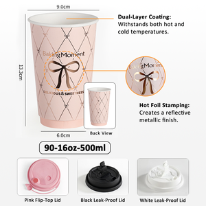 Custom Coffee Shop Packaging Set Paper <b>Cups</b> <b>Cup</b> Holder Paper Bags Bakery Boxes Takeaway Food Packaging - Product Image 3