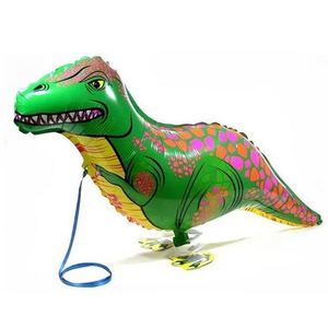 Nuevo diseño de globos para mascotas que caminan dinosaurio pájaros ovejas pollo unicornio Navidad Santa Animal globos de papel de aluminio para Halloween Pascua - Product Image 6