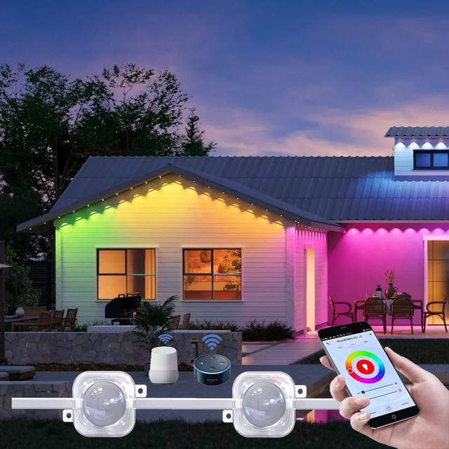 Point Light Programmable 12v Amusement Outdoor Pixel Light String Ws 2811 Addressable Pixel Led String