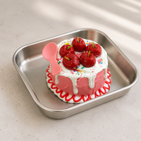 Vente Flash : Jouet anti-stress en forme de gâteau réaliste, en silicone de qualité alimentaire, jouet sensoriel souple, cadeau