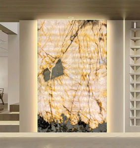 ألواح كوارتزيت طبيعية فاخرة بإضاءة خلفية باندورا أونيكس رخامية متطابقة للديكور الفيلا جدار خلفية رخامية - Product Image 4