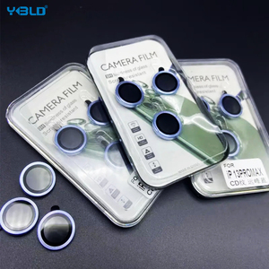 Anti-graffio per <span class=keywords><strong>IPHONE</strong></span> 16 15 <span class=keywords><strong>14</strong></span> Pro Max vetro temperato copertura completa protezione della <span class=keywords><strong>fotocamera</strong></span> anello obiettivo del telefono cellulare - Product Image 5