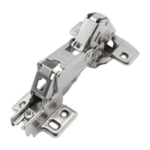 Петля для углового шкафа C81 с плавным закрыванием, угол открывания 160 градусов, гидравлический буфер, холоднокатаная сталь, 16-25 мм, для гостиной - Product Image 1