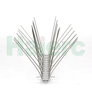 Haierc Pointes Offre Spéciale <span class=keywords><strong>anti</strong></span>-oiseau SUS304 Pointes Base en plastique Pointes de contrôle des pigeons Pointes <span class=keywords><strong>anti</strong></span>-oiseaux - Product Image 1